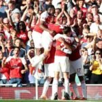 The own goal gave Arsenal their seventh consecutive victory 0