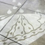 Invisible painting on a Seattle sidewalk 0